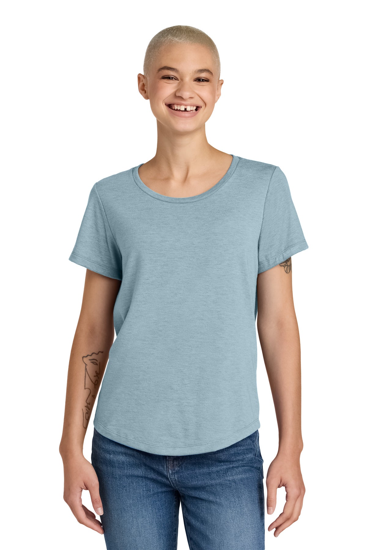 Women's Relaxed Tri-Blend Scoop Neck Tee