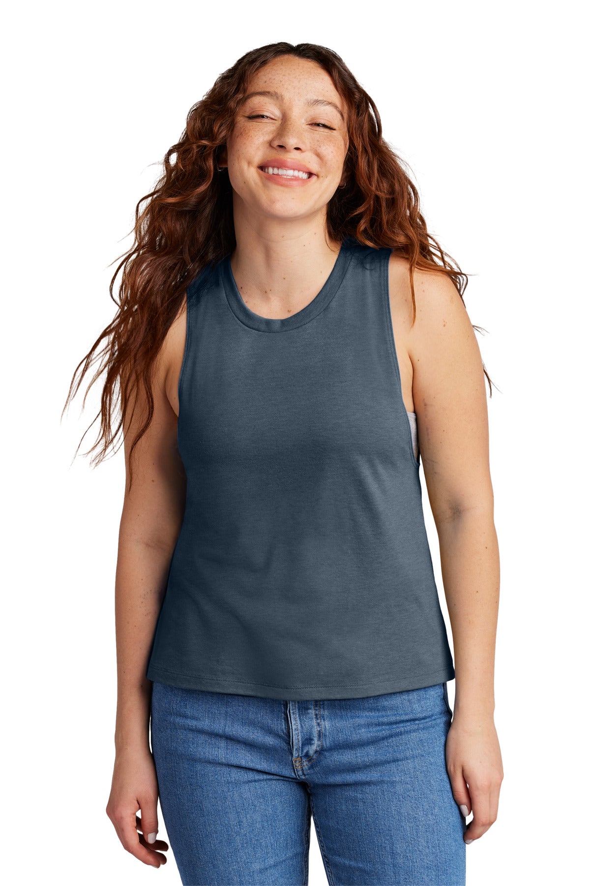 Women's Tri-Blend Sustainable Muscle Tank