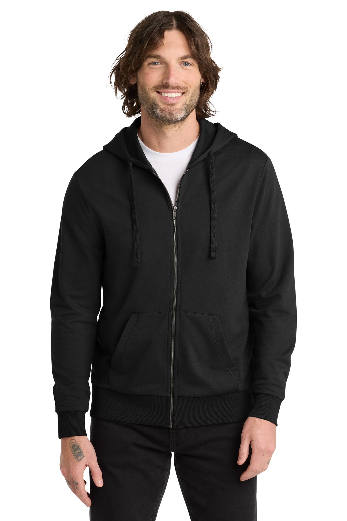 Unisex Organic French Terry Full-Zip Hoodie