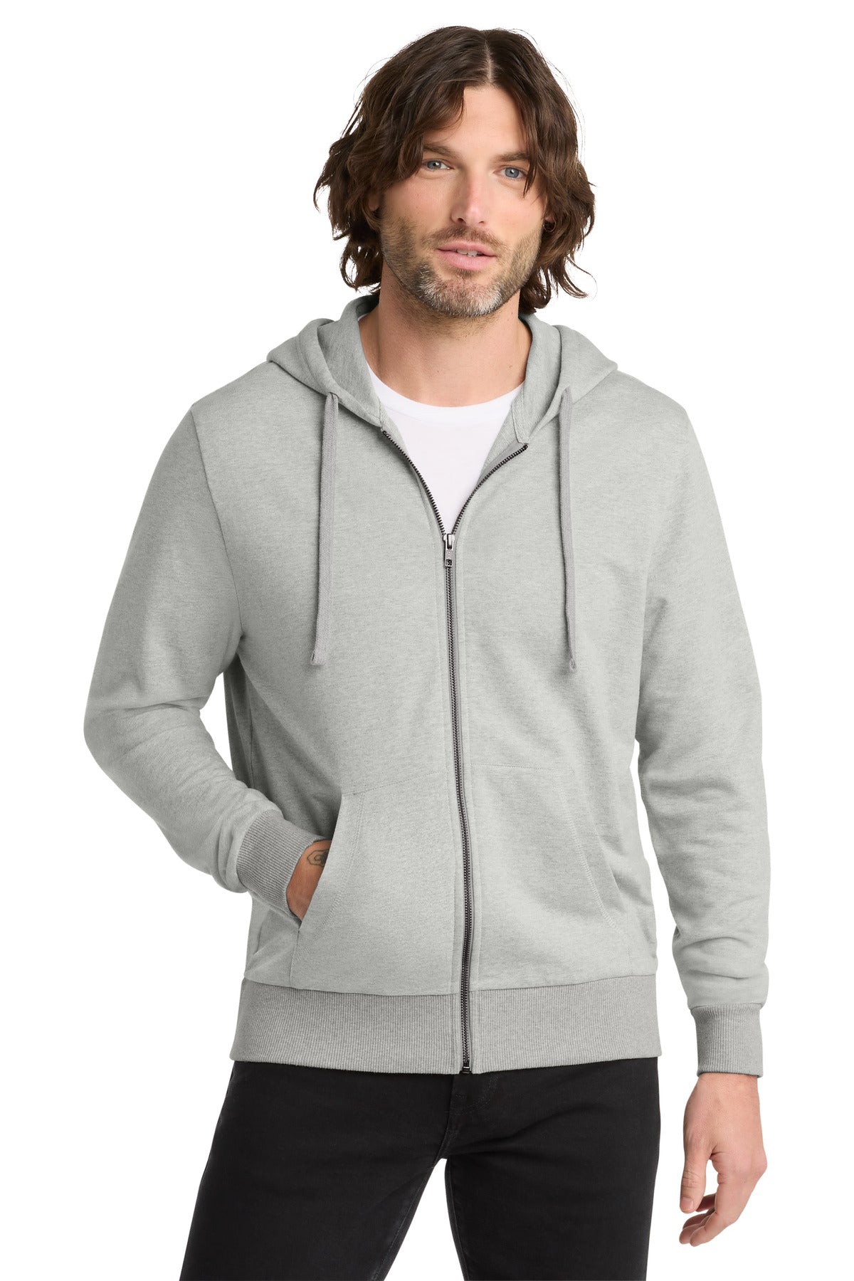 Unisex Organic French Terry Full-Zip Hoodie