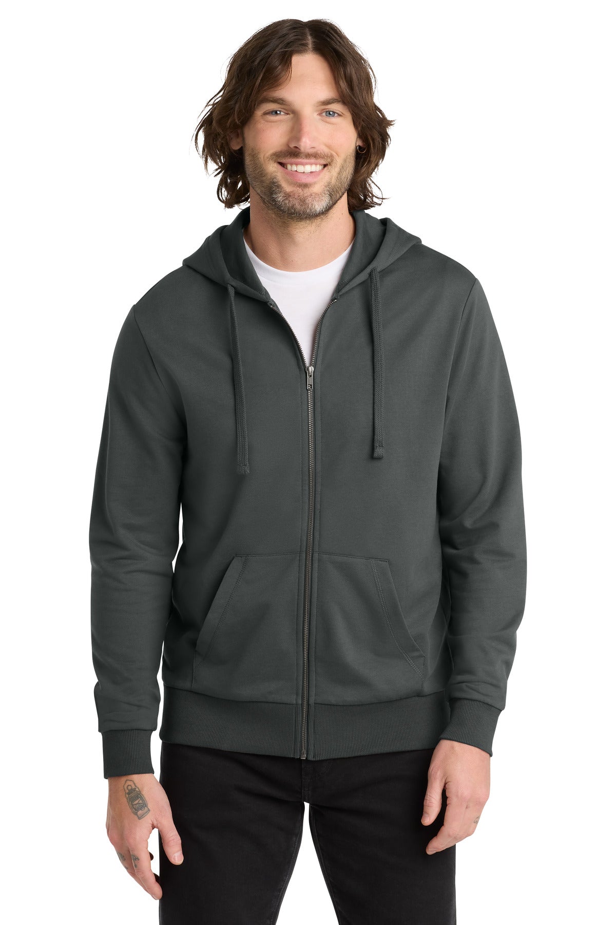 Unisex Organic French Terry Full-Zip Hoodie