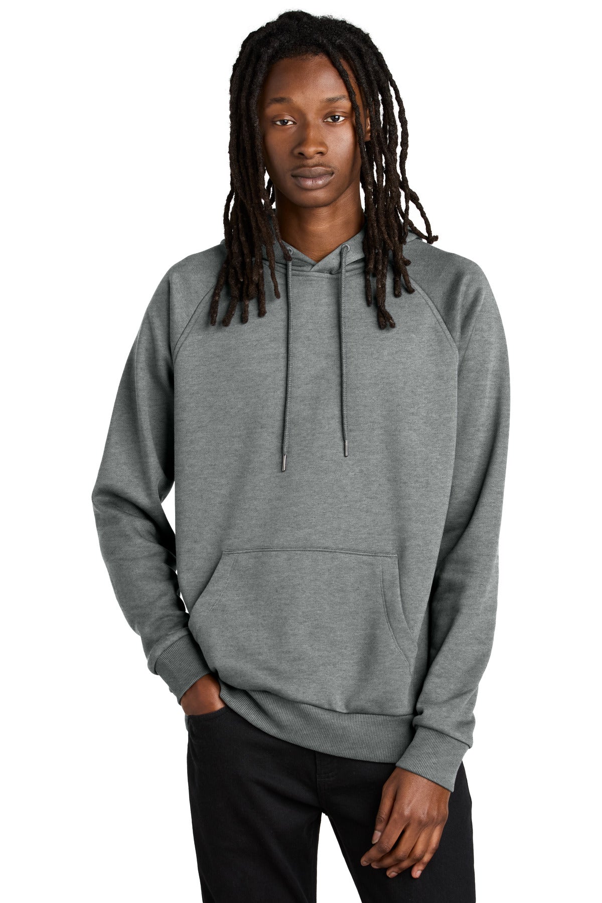 Unisex Organic CVC Fleece Pullover Hoodie