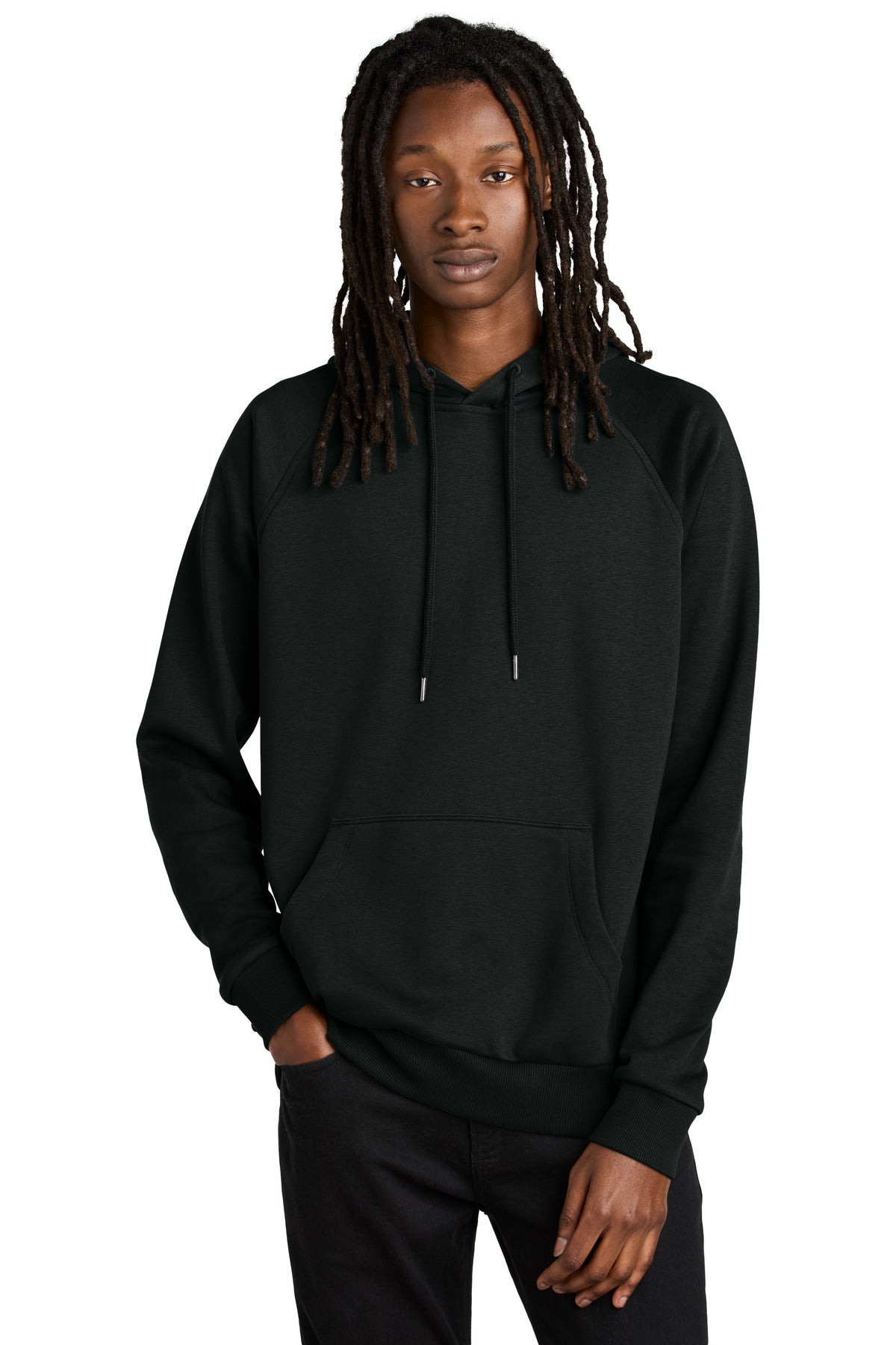 Unisex Organic CVC Fleece Pullover Hoodie