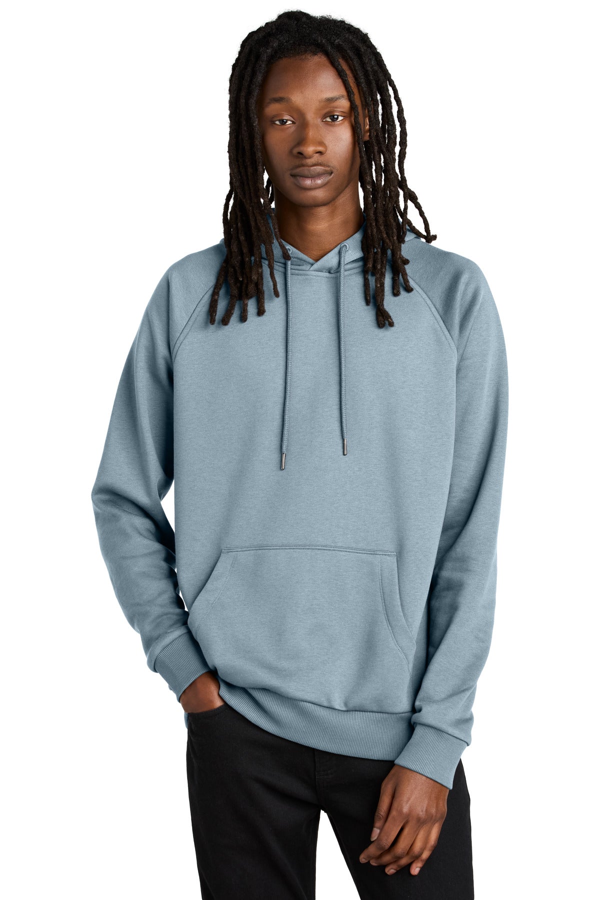 Unisex Organic CVC Fleece Pullover Hoodie