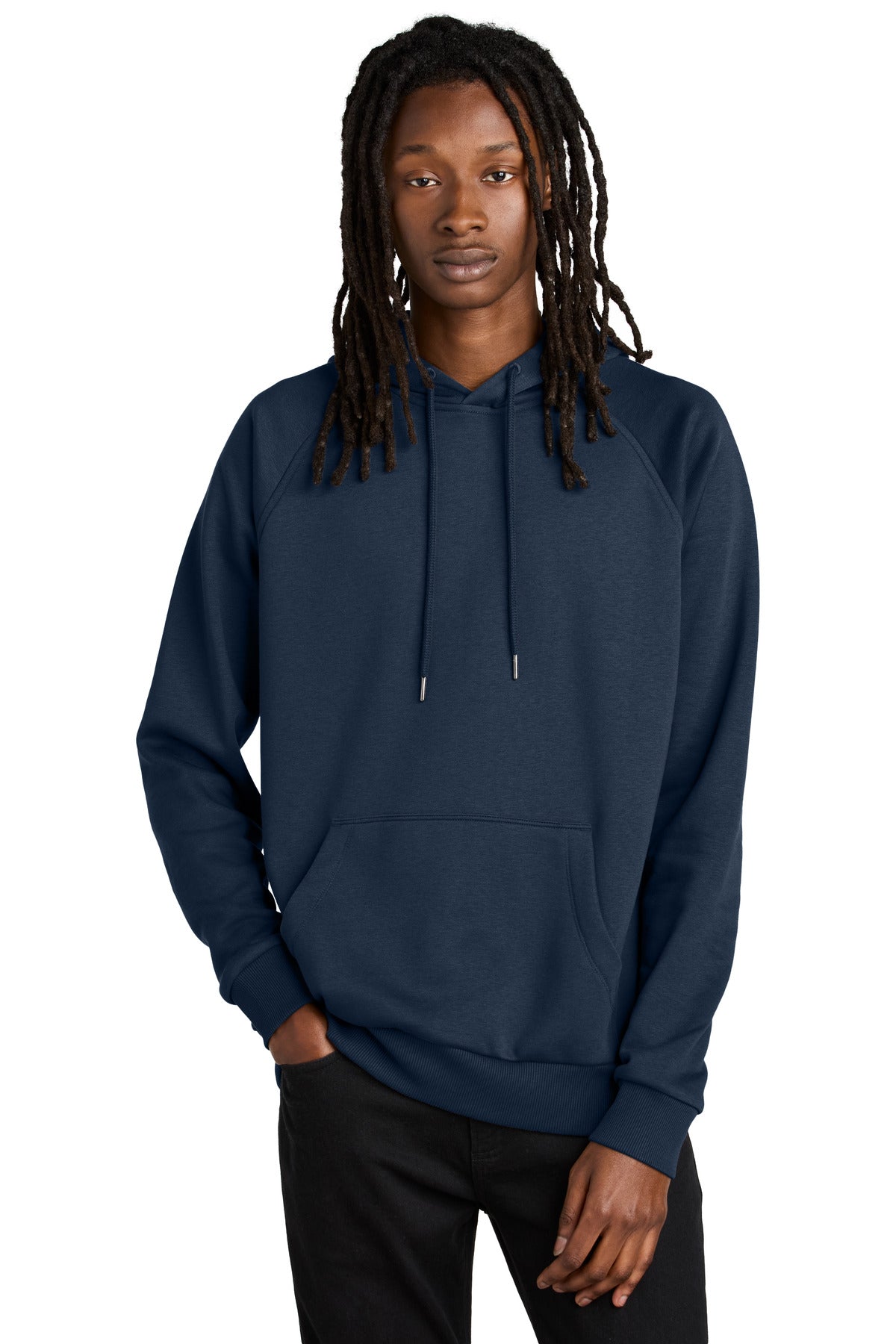 Unisex Organic CVC Fleece Pullover Hoodie