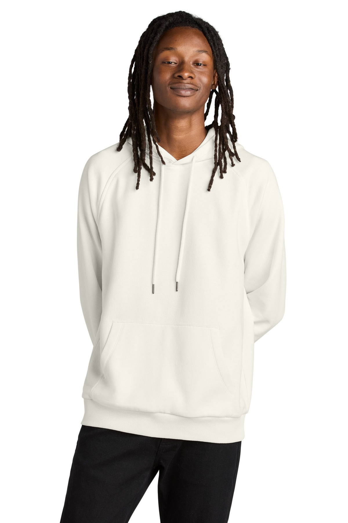 Unisex Organic CVC Fleece Pullover Hoodie