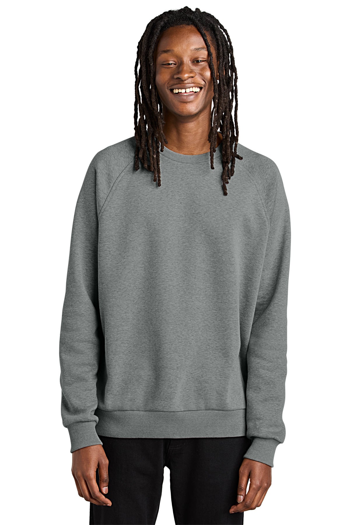 Unisex Organic CVC Fleece Crewneck Sweatshirt