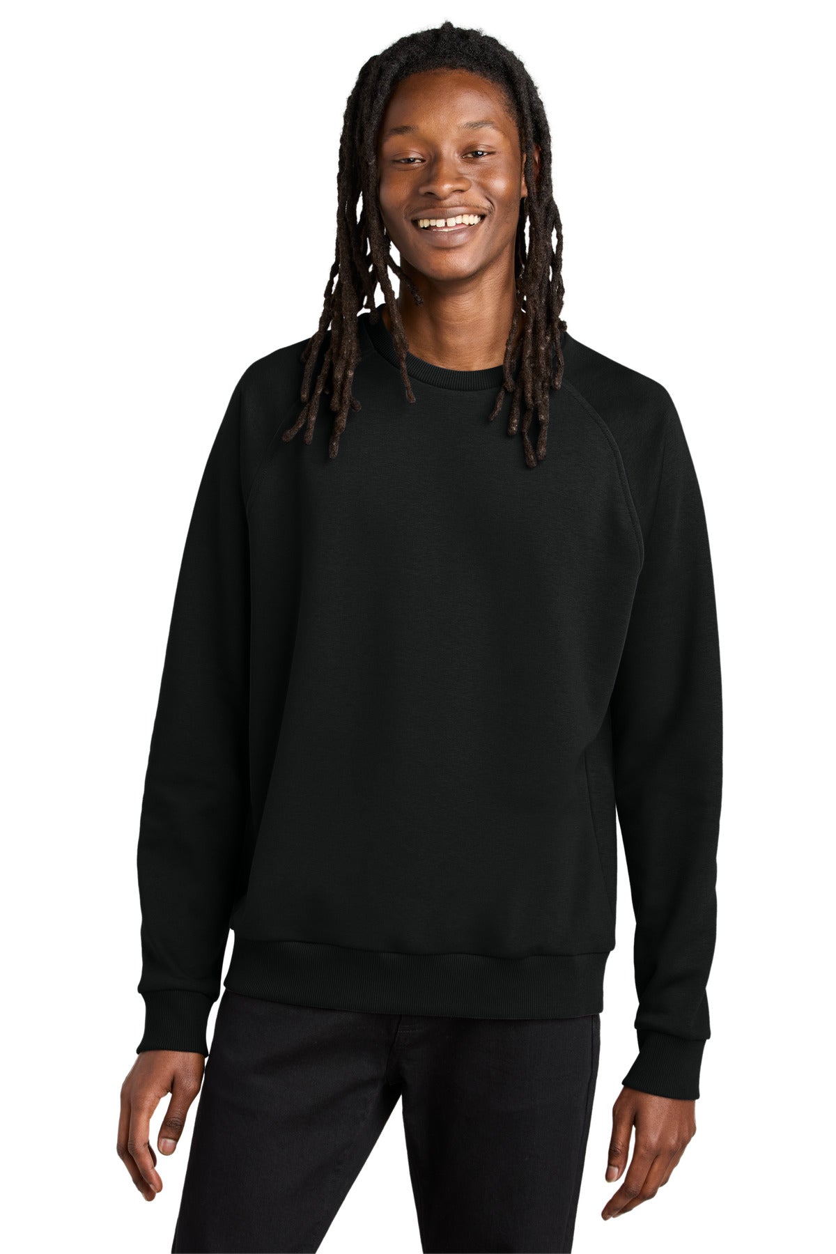 Unisex Organic CVC Fleece Crewneck Sweatshirt