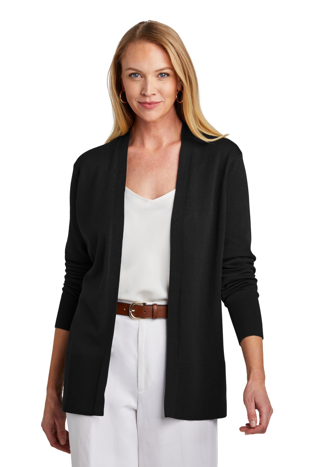 Women's Cotton Stretch Long Cardigan Sweater