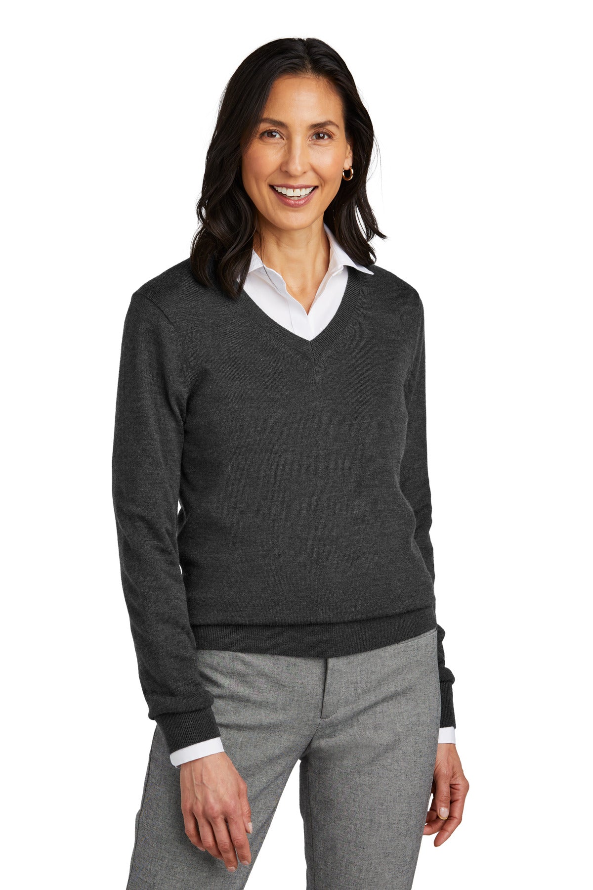 Women's Washable Merino V-Neck Sweater