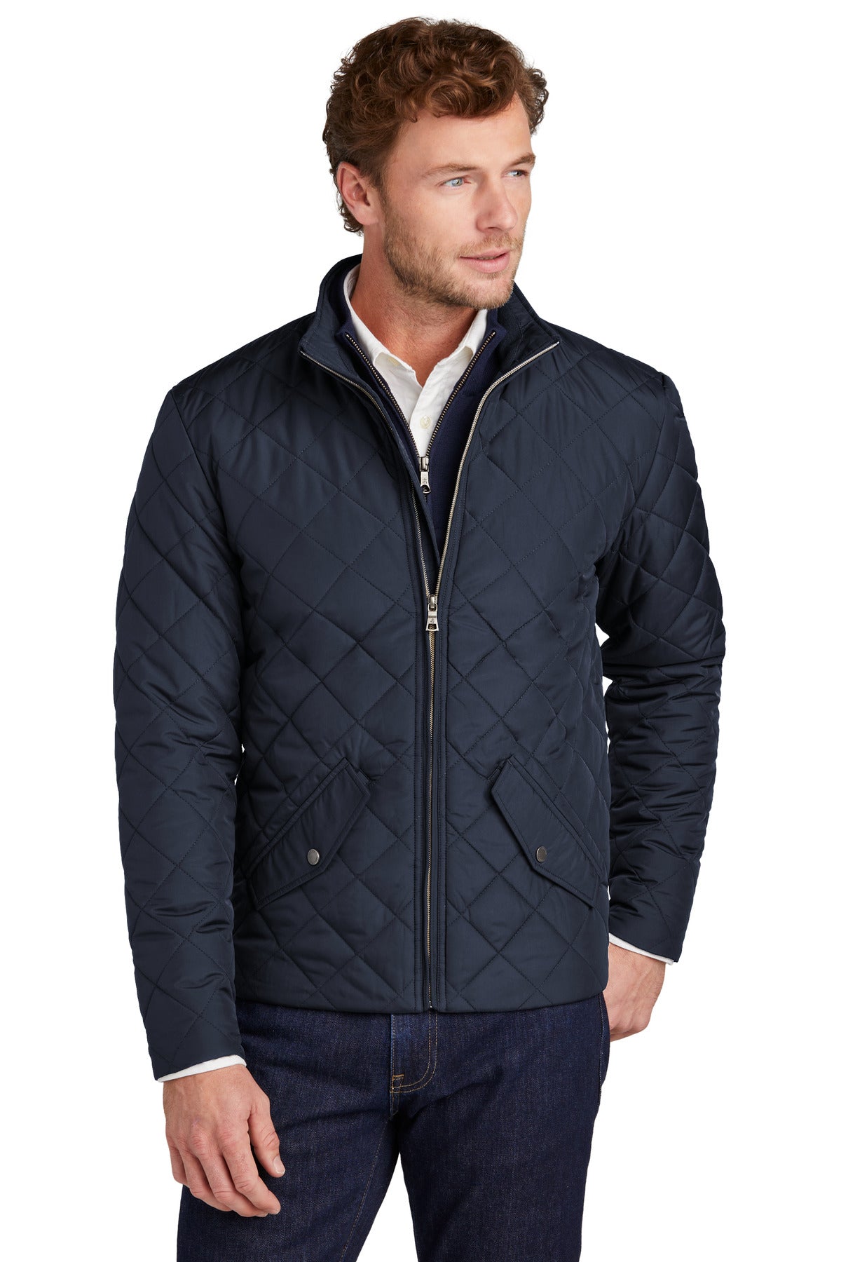 Water-Resistant Diamond Quilted Jacket