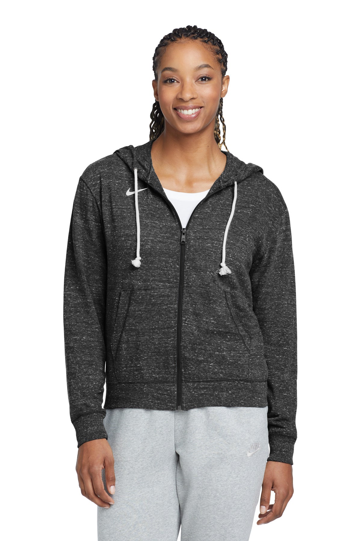 Women's Gym Vintage Full-Zip Hoodie