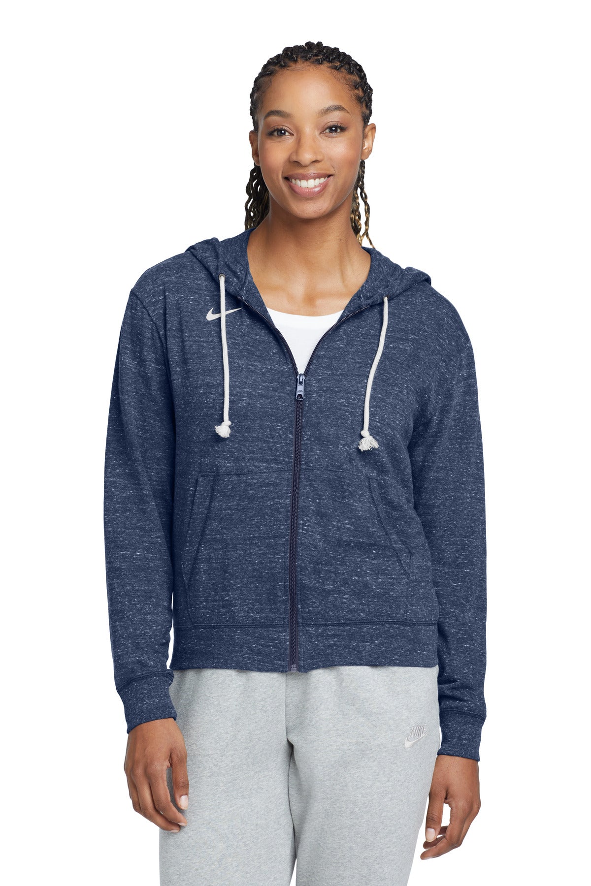 Women's Gym Vintage Full-Zip Hoodie