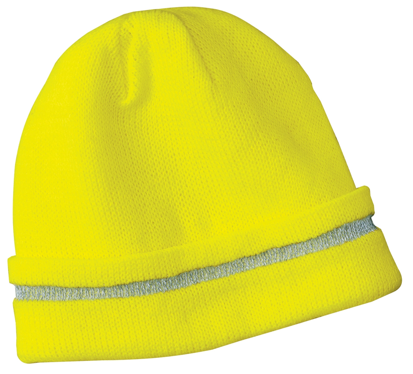 CornerStone ® - Enhanced Visibility Beanie with Reflective Stripe. CS800