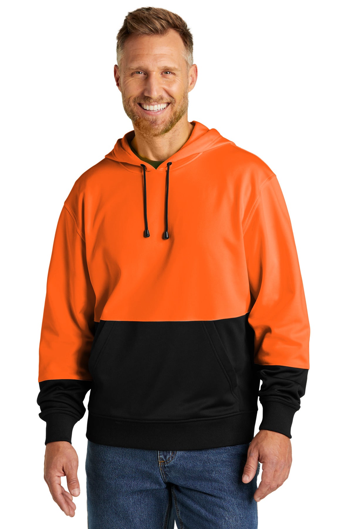 CornerStone ® Enhanced Visibility Fleece Pullover Hoodie CSF01
