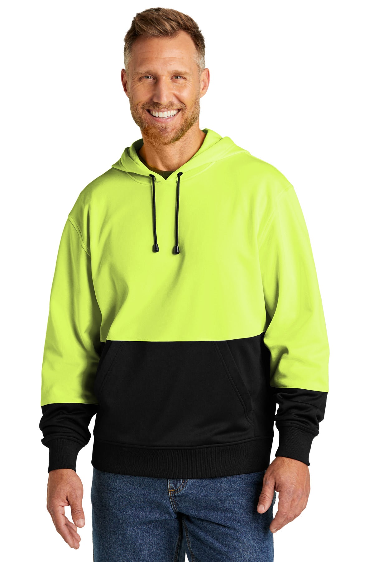 CornerStone ® Enhanced Visibility Fleece Pullover Hoodie CSF01