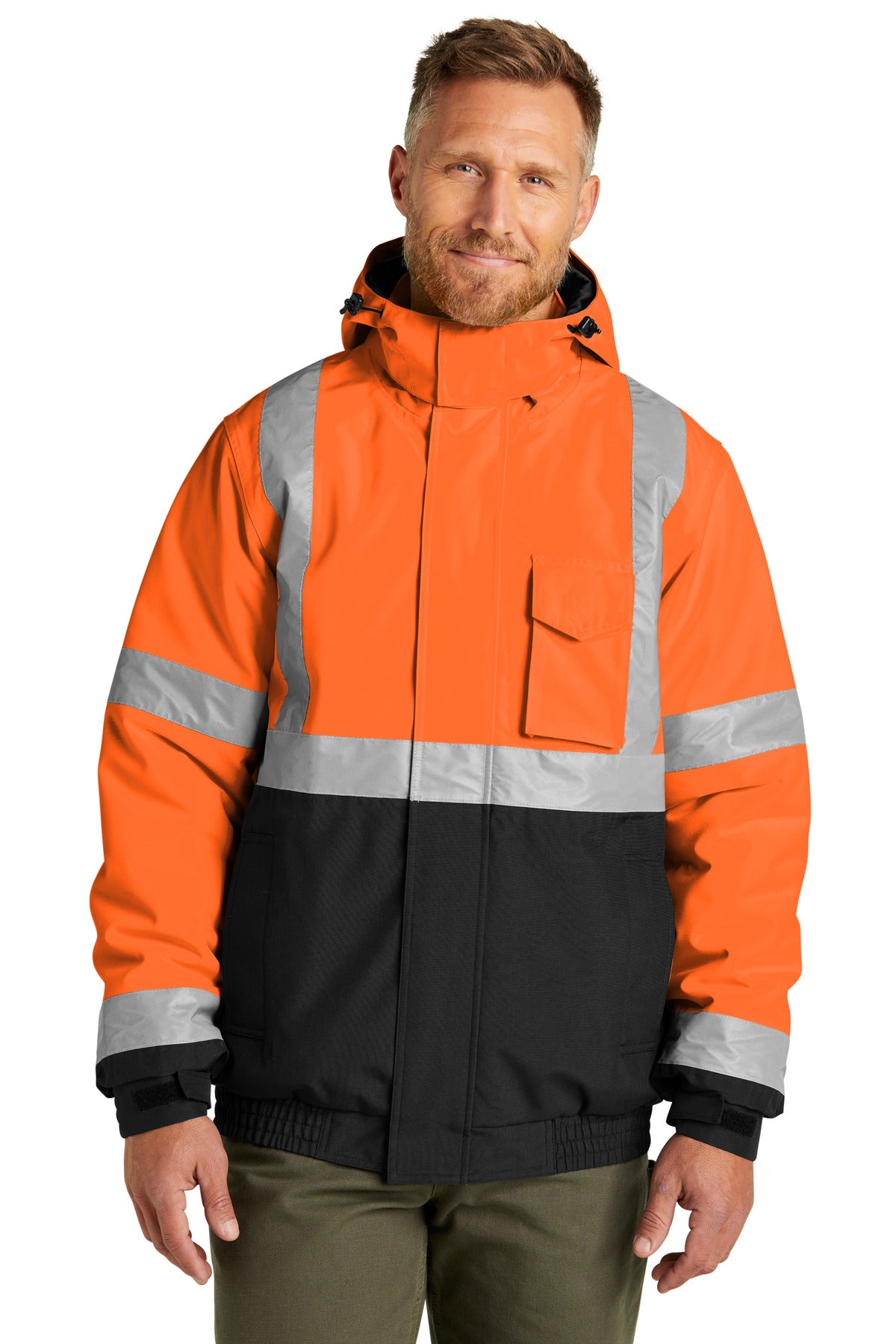 CornerStone ® ANSI 107 Class 3 Economy Waterproof Insulated Bomber Jacket CSJ500