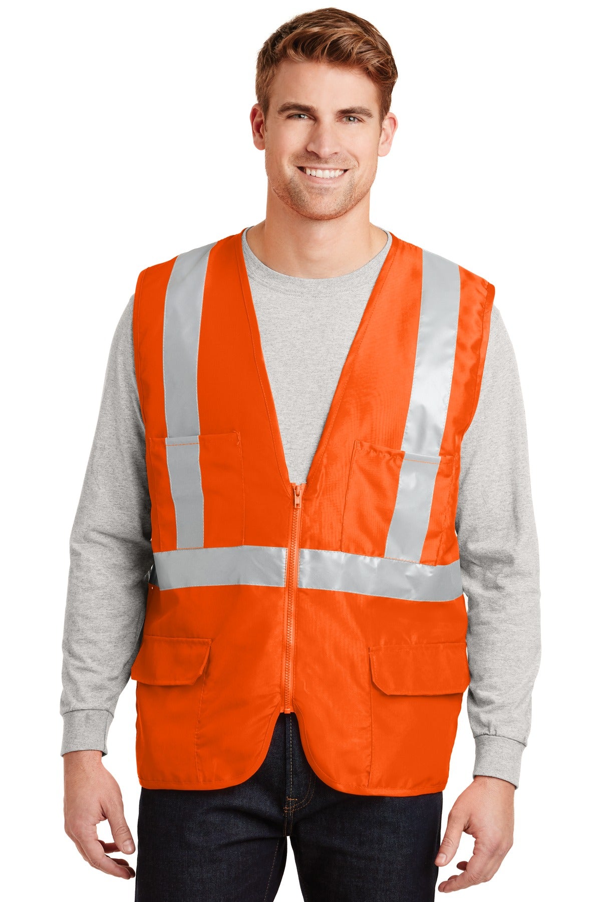 CornerStone ® - ANSI 107 Class 2 Mesh Back Safety Vest. CSV405