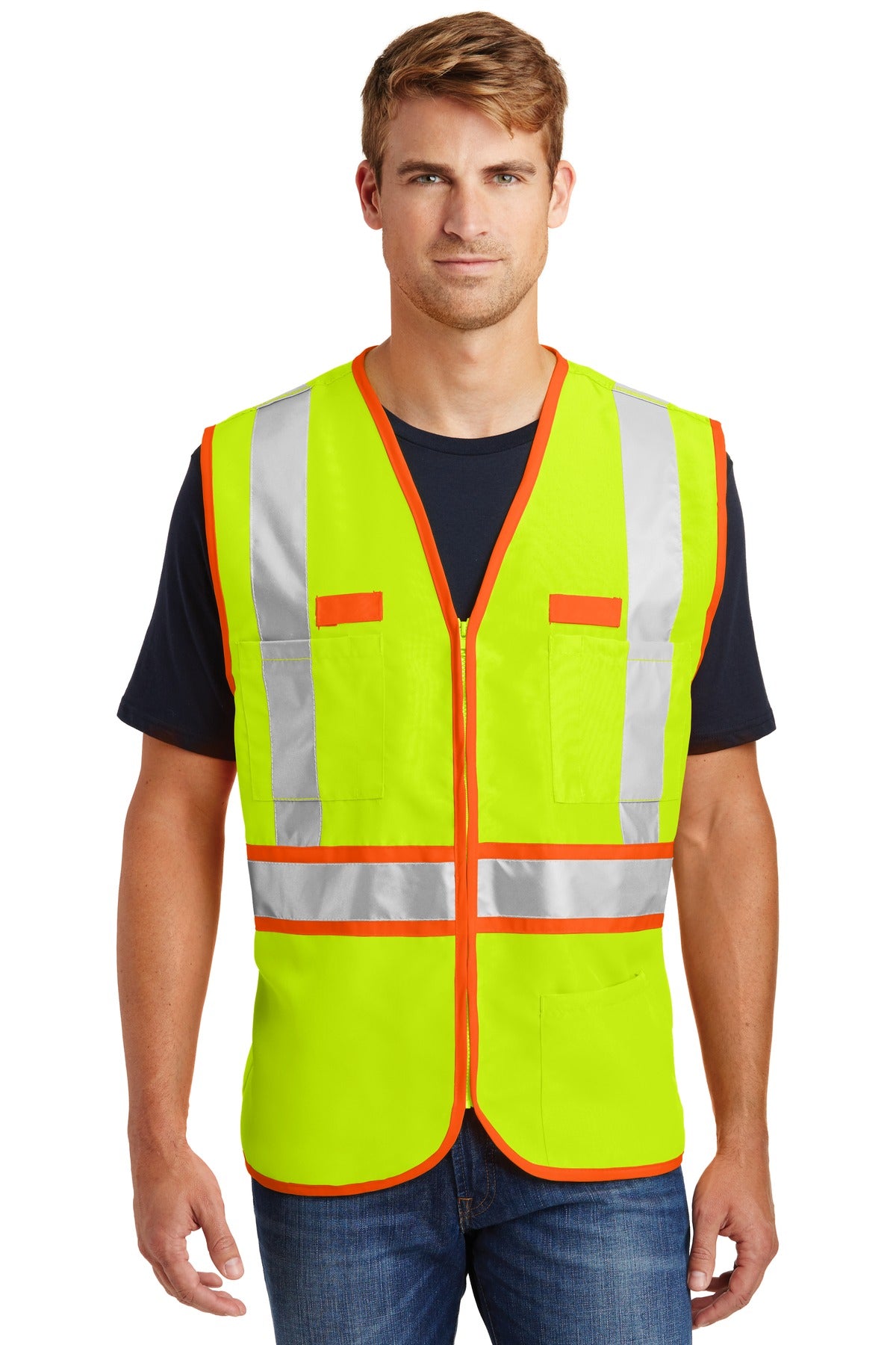 CornerStone ® - ANSI 107 Class 2 Dual-Color Safety Vest. CSV407