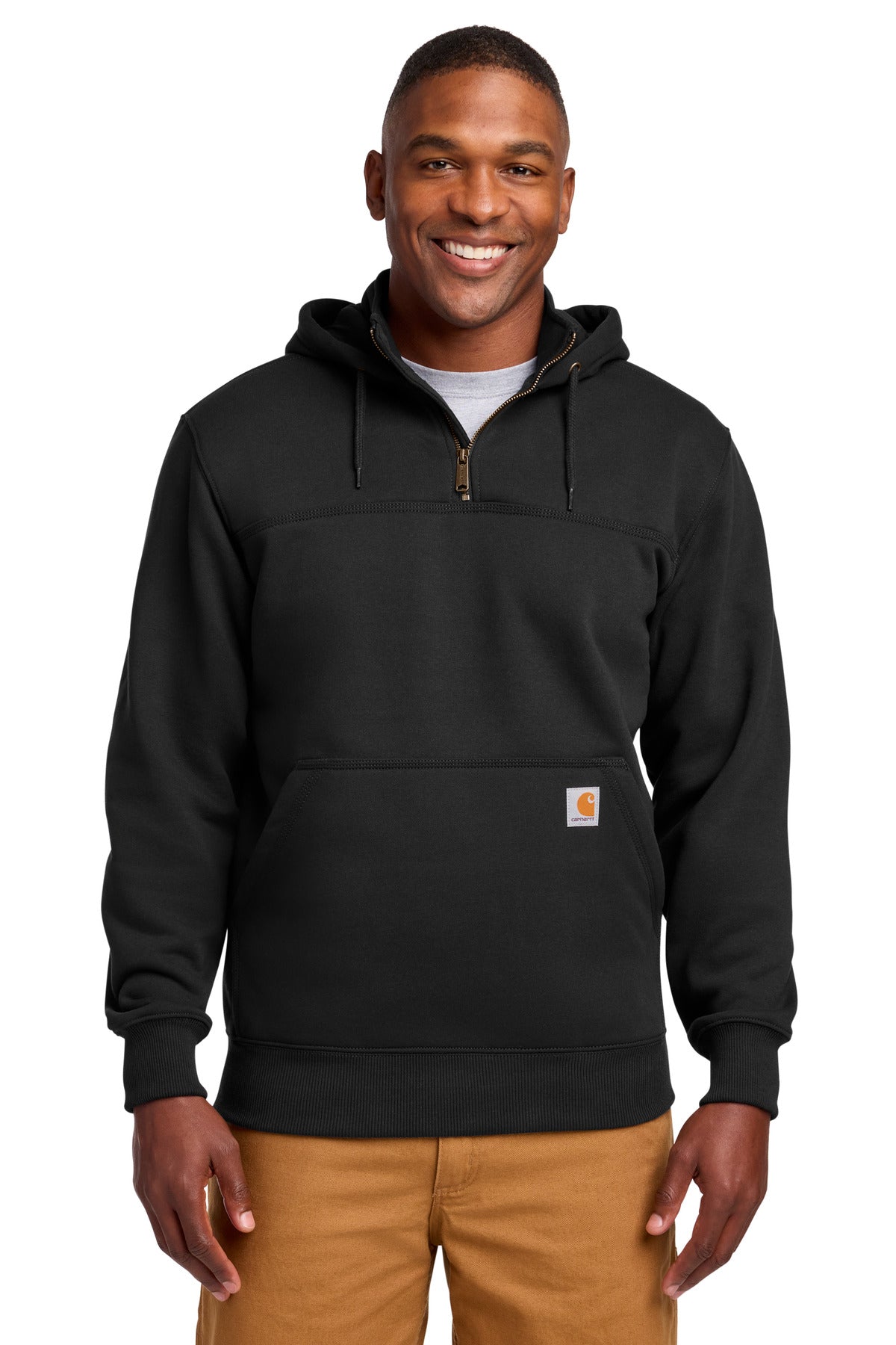 Rain Defender Paxton Heavyweight Hooded Zip Mock Sweatshirt