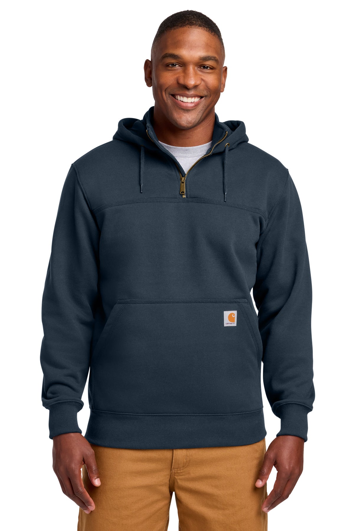 Rain Defender Paxton Heavyweight Hooded Zip Mock Sweatshirt