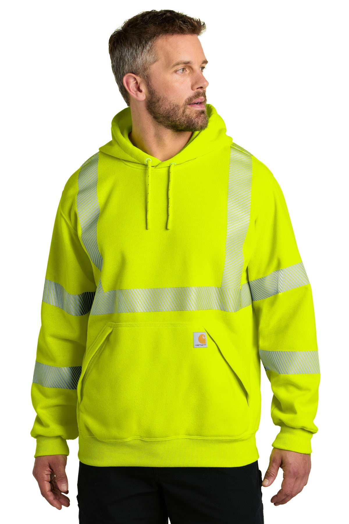 ANSI 107 Class 3 High-Visibility Hooded Sweatshirt