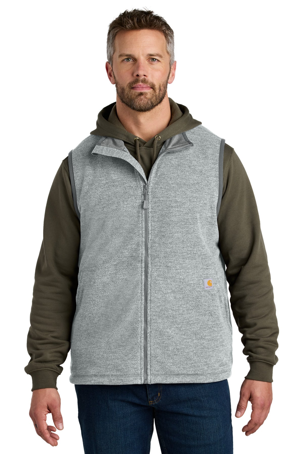 Textured Fleece Vest