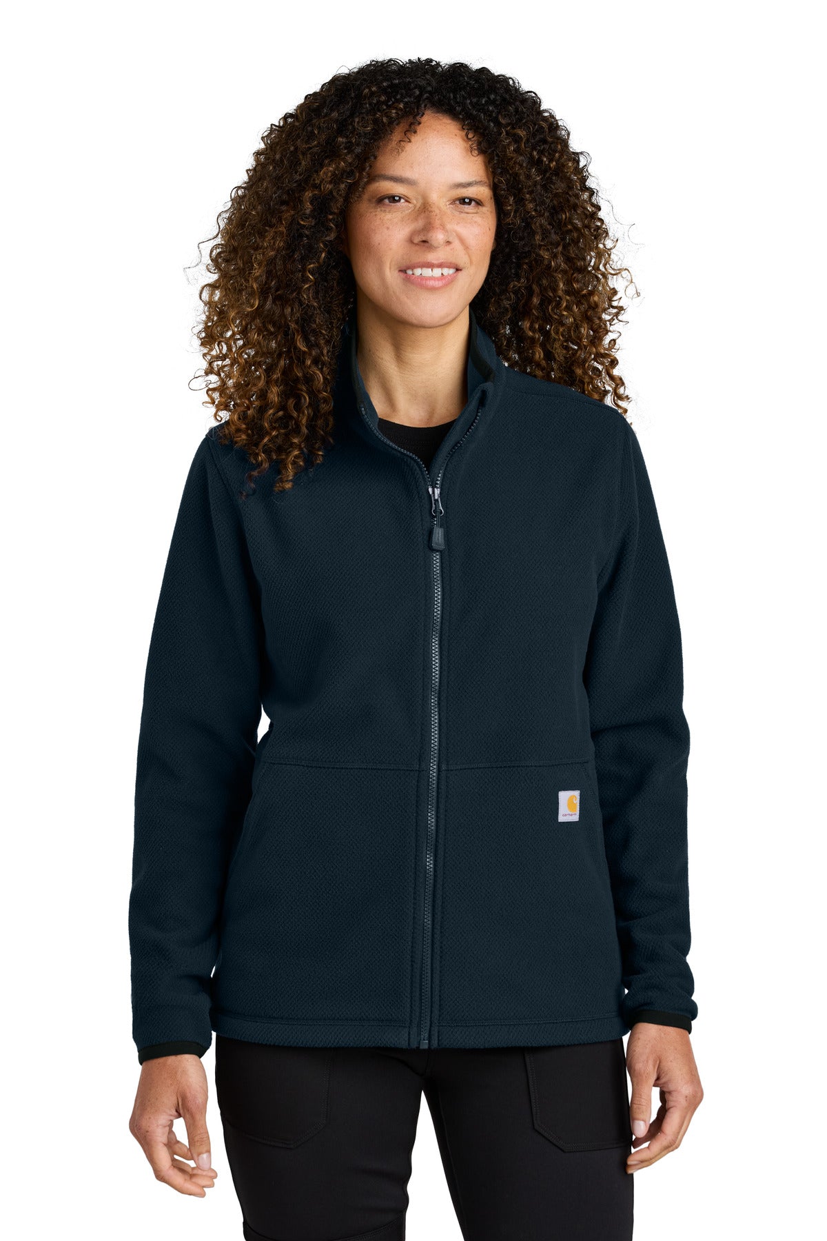 Women's Textured Full-Zip Fleece Jacket