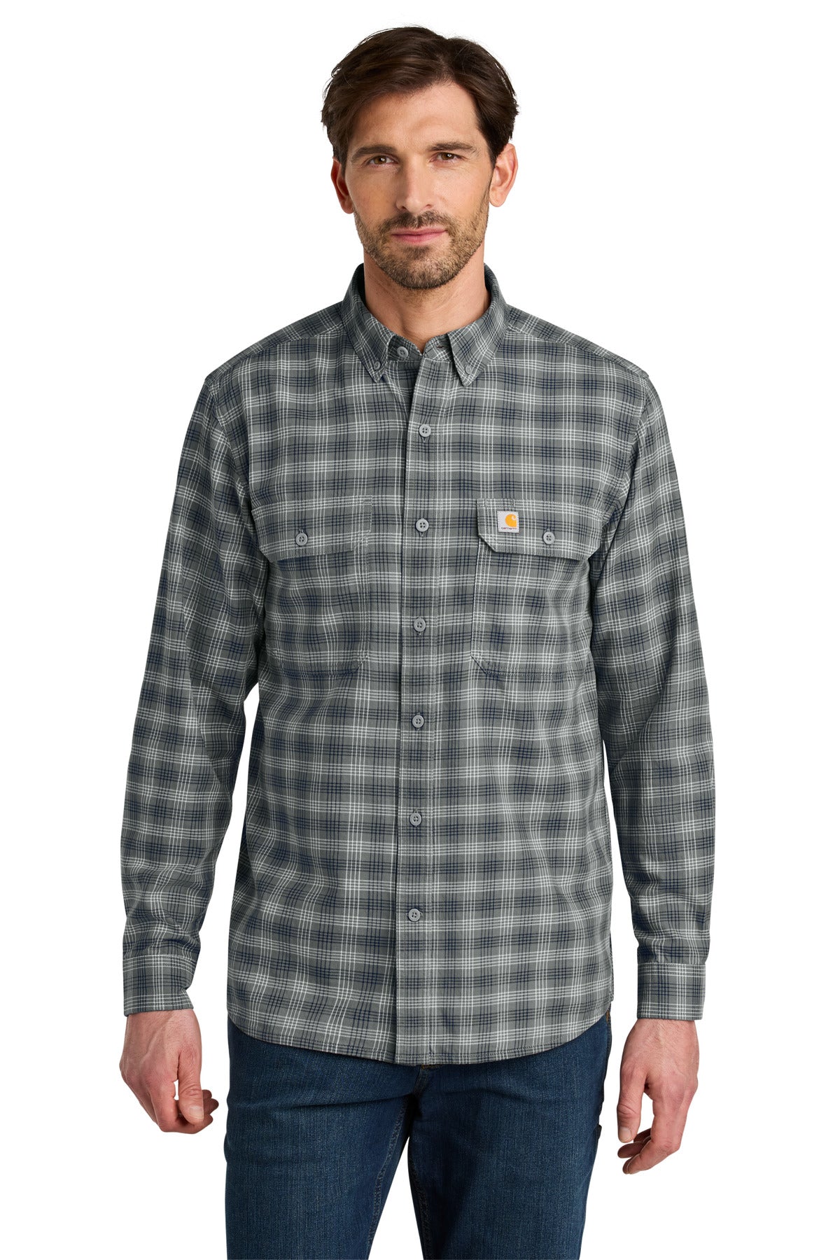 Rugged Flex Plaid Long Sleeve Shirt
