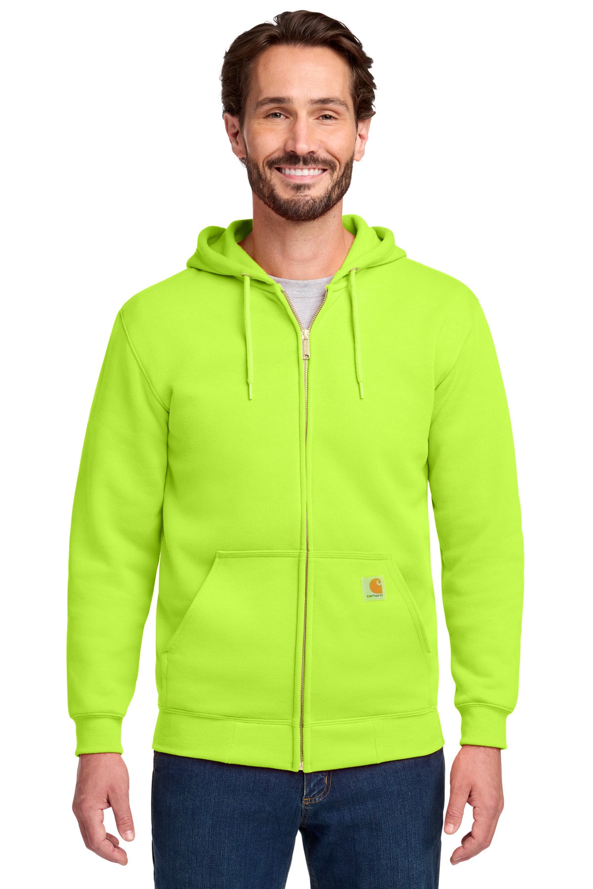 Midweight Hooded Zip-Front Sweatshirt