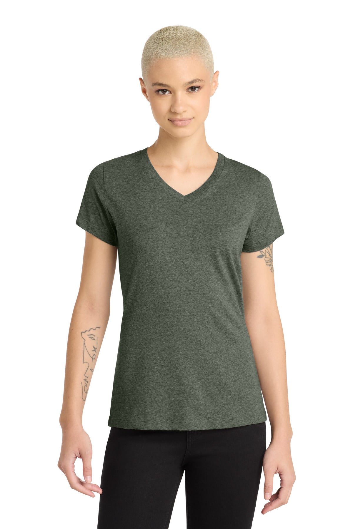 Women's Perfect Blend CVC V-Neck Tee