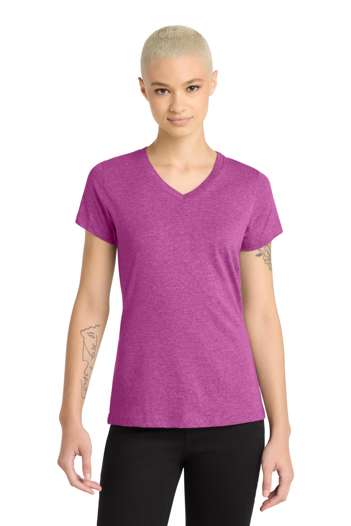 Women's Perfect Blend CVC V-Neck Tee