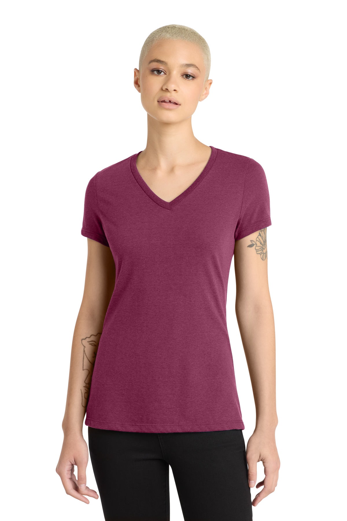 Women's Perfect Blend CVC V-Neck Tee