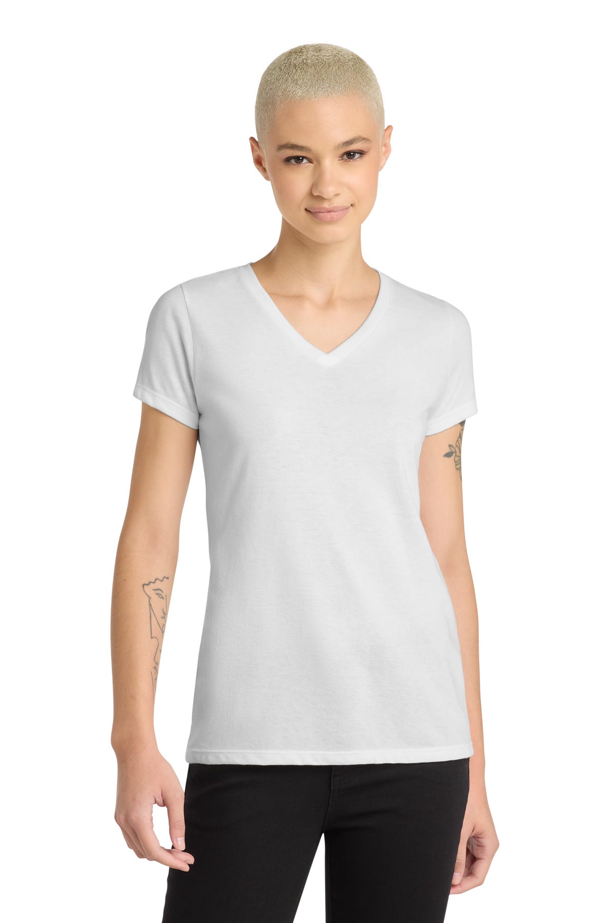 Women's Perfect Blend CVC V-Neck Tee