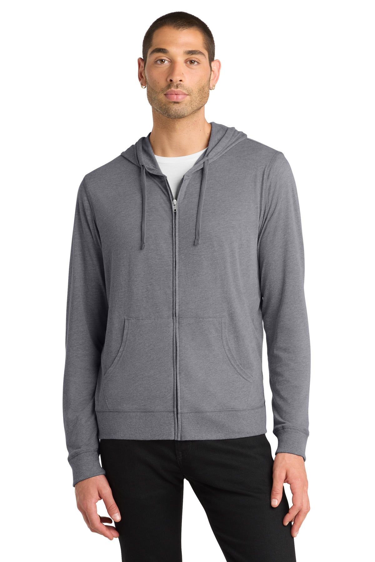 Jersey Full-Zip Hoodie