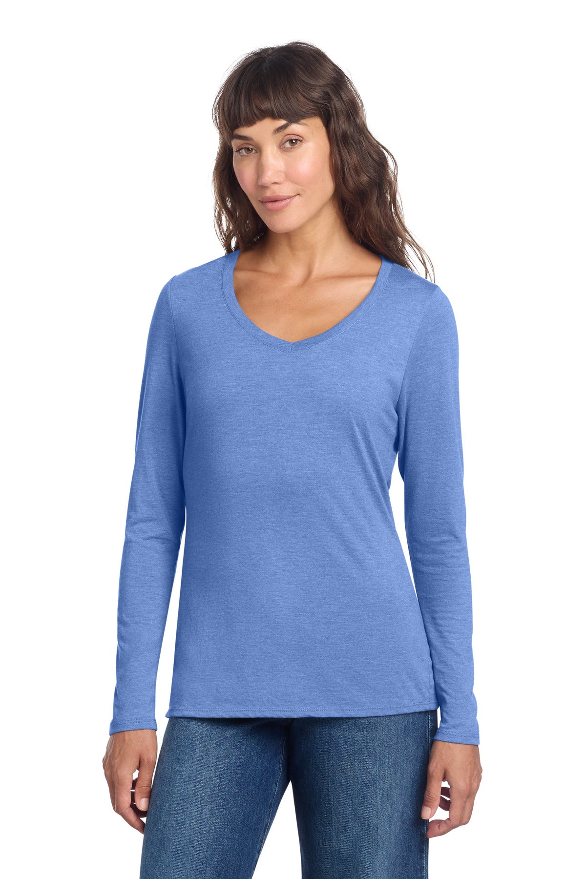 Women's Perfect Tri Long Sleeve V-Neck Tee