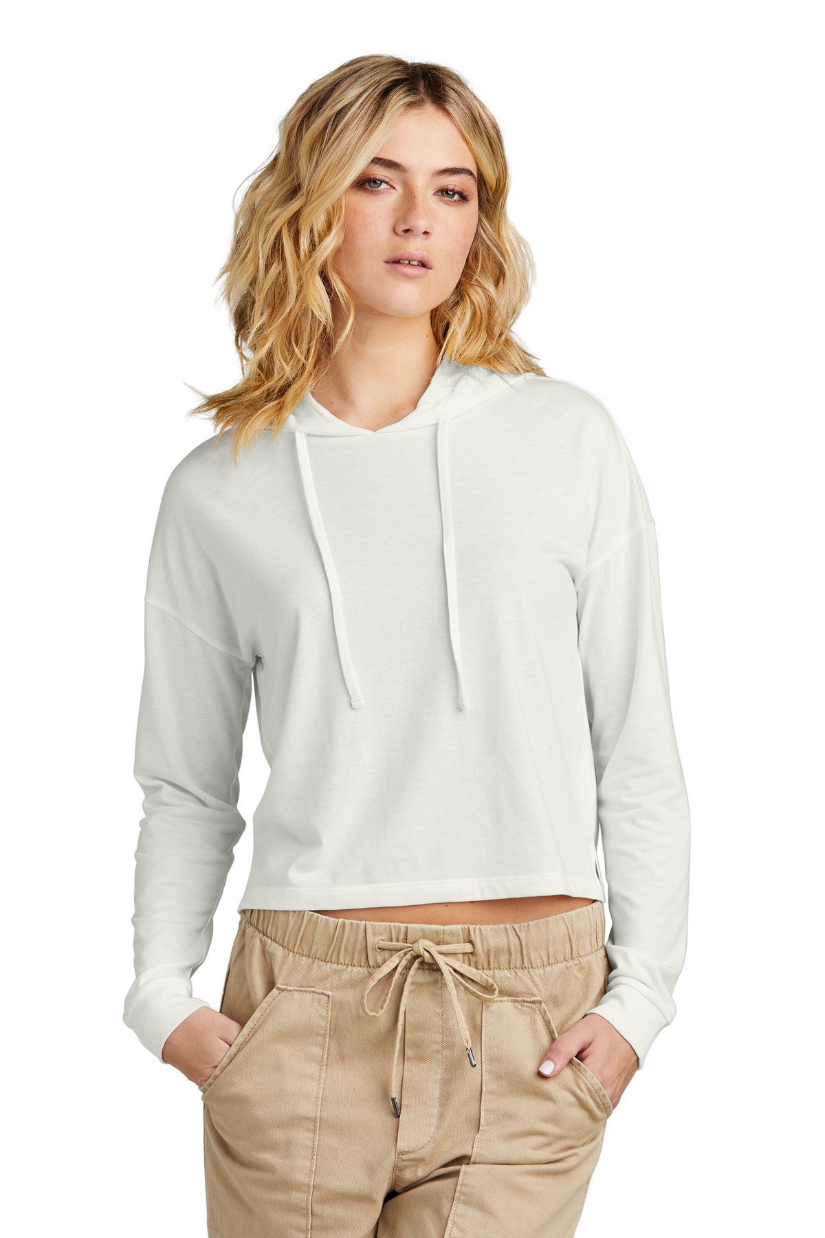 Women's Tri-Blend Midi Long Sleeve Hoodie