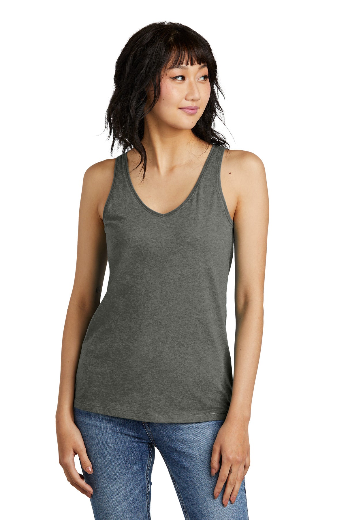 Women's Perfect Blend CVC V-Neck Tank