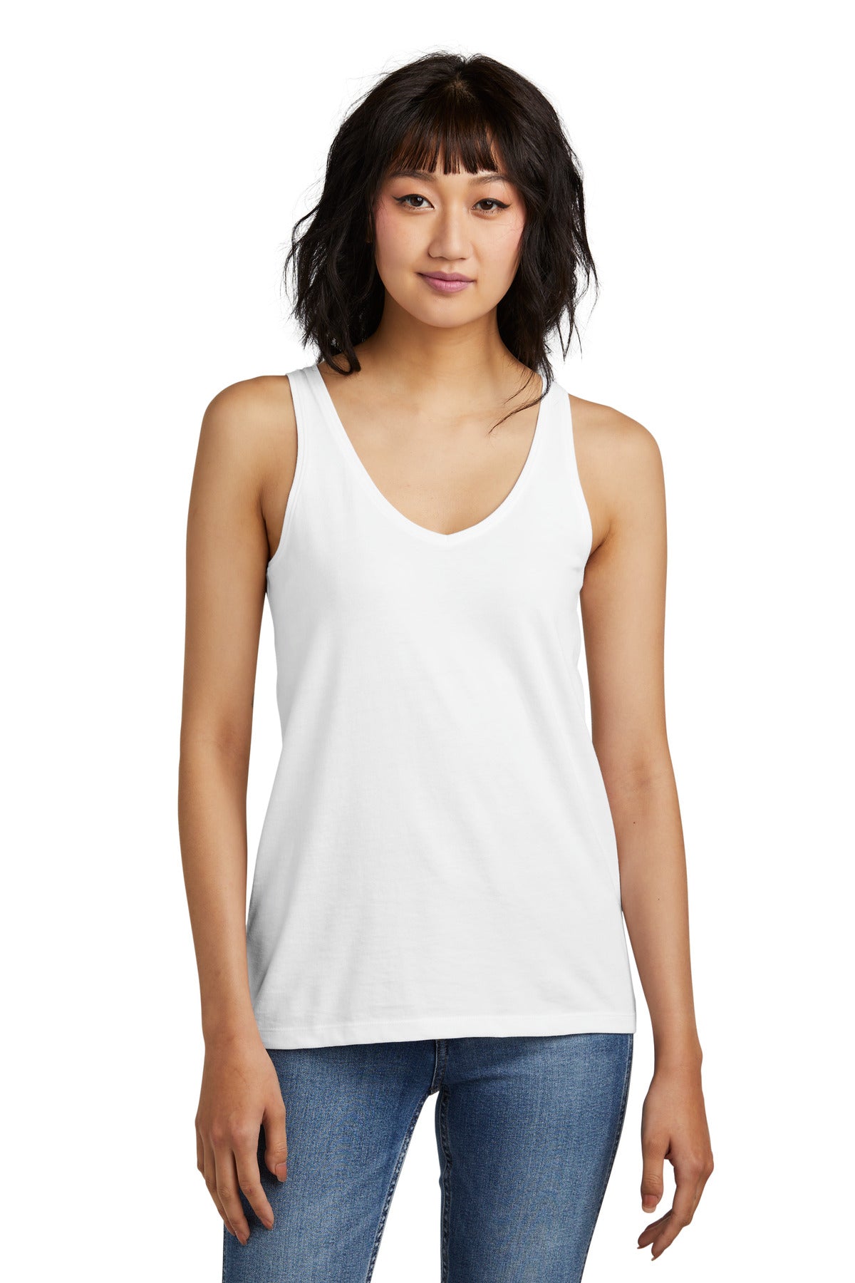 Women's Perfect Blend CVC V-Neck Tank