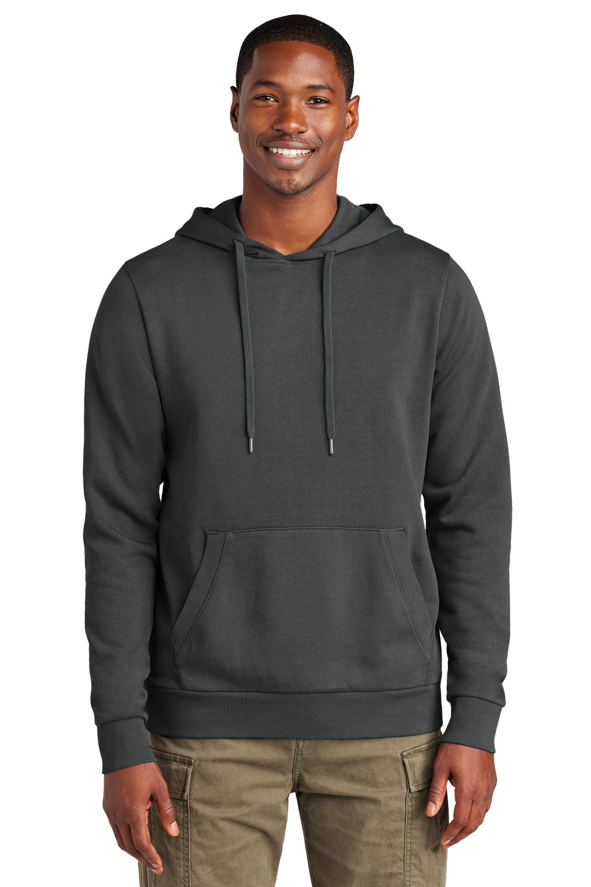 Vintage-Inspired Pigment-Dyed Fleece Hoodie