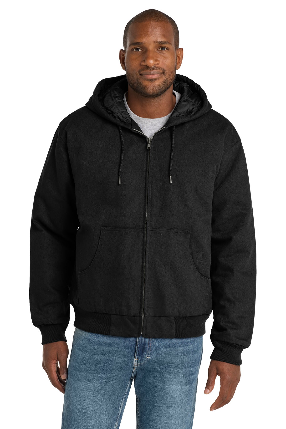 CornerStone ® - Duck Cloth Hooded Work Jacket. J763H