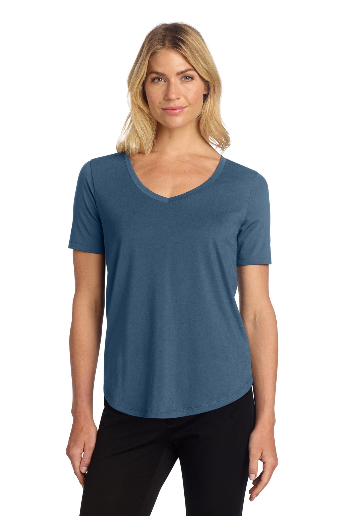 Women's Stretch Jersey Relaxed Scoop Top