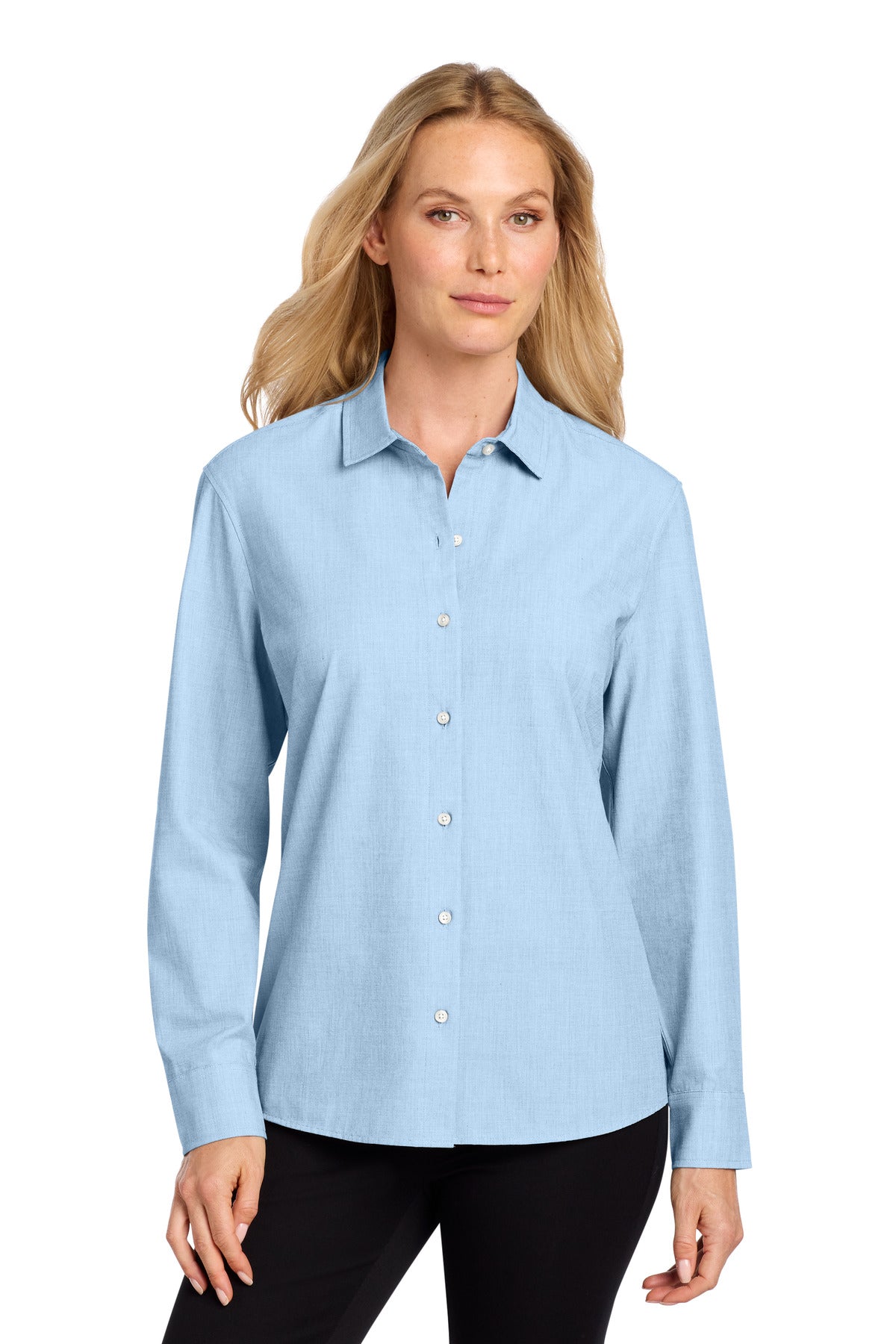 Women's Long Sleeve Stretch Woven Shirt