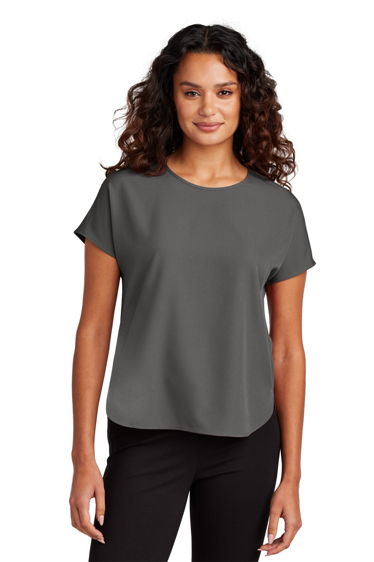 Women's Stretch Crepe Crew Top