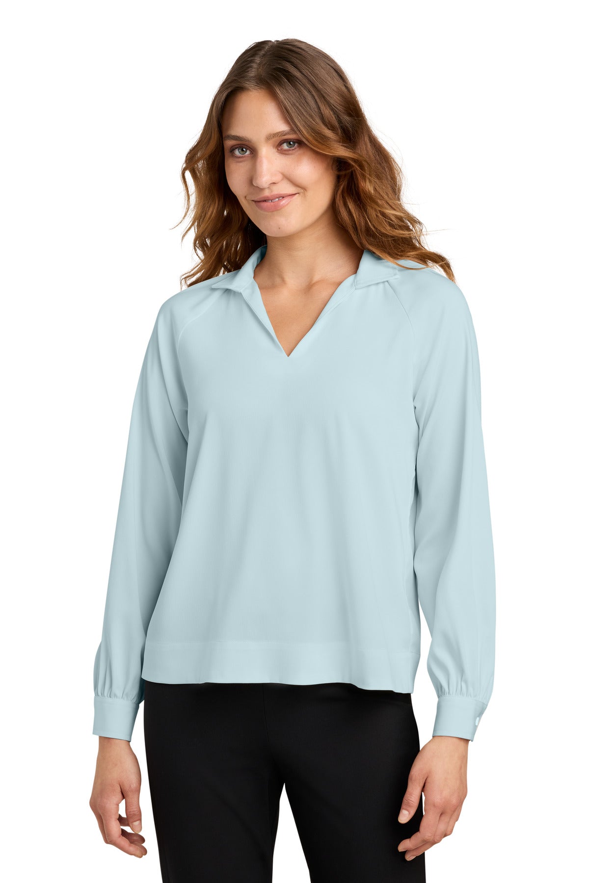 Mercer+Mettle ® Women's Long Sleeve Buttery Soft Popover Blouse MM2019