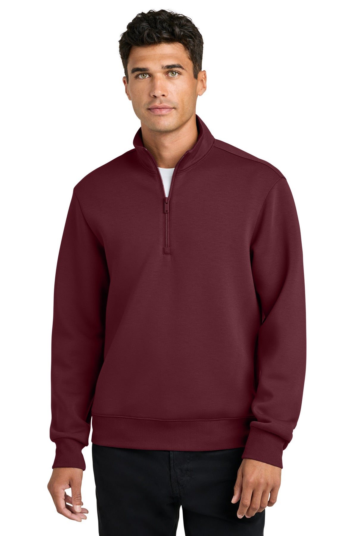 Soft Spacer Quarter-Zip Pullover