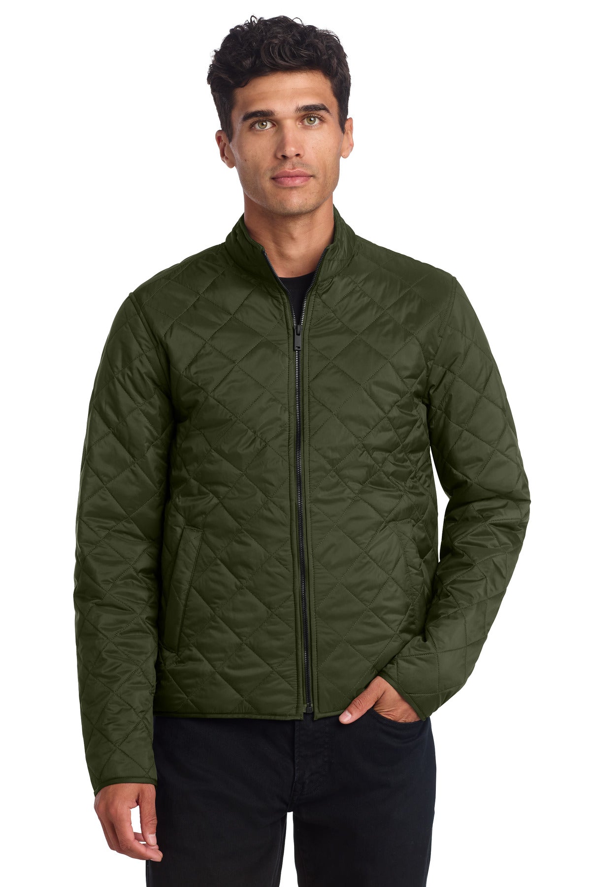 Quilted Full-Zip Jacket
