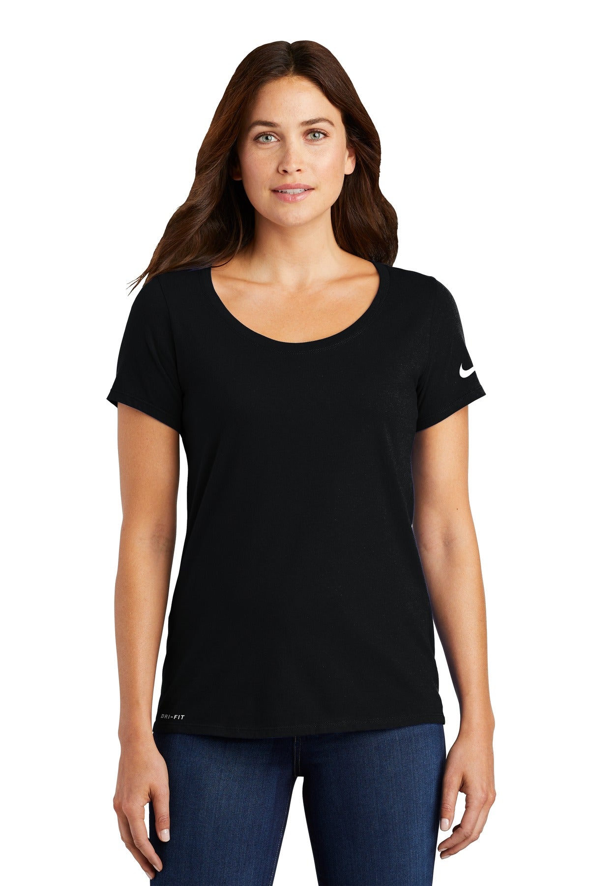 Women's Dri-FIT Cotton/Poly Scoop Neck Tee