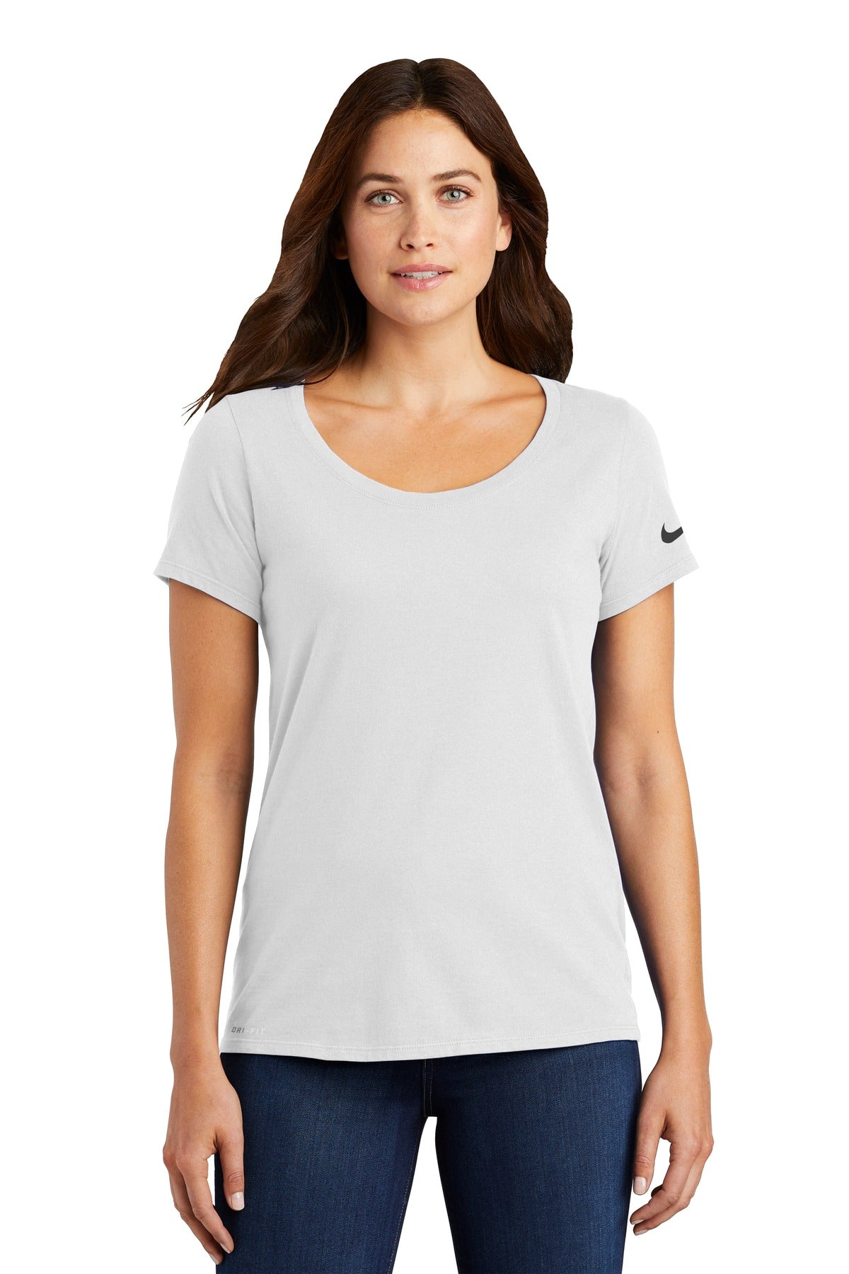Women's Dri-FIT Cotton/Poly Scoop Neck Tee