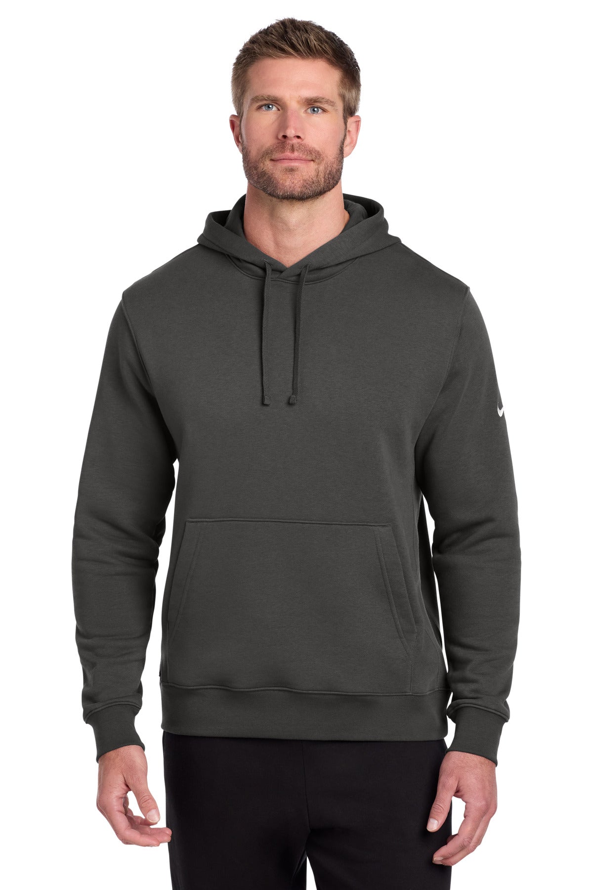 Club Fleece Sleeve Swoosh Pullover Hoodie